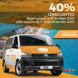 40% Decuento en tu Transporte del Aeropuerto en Cancún